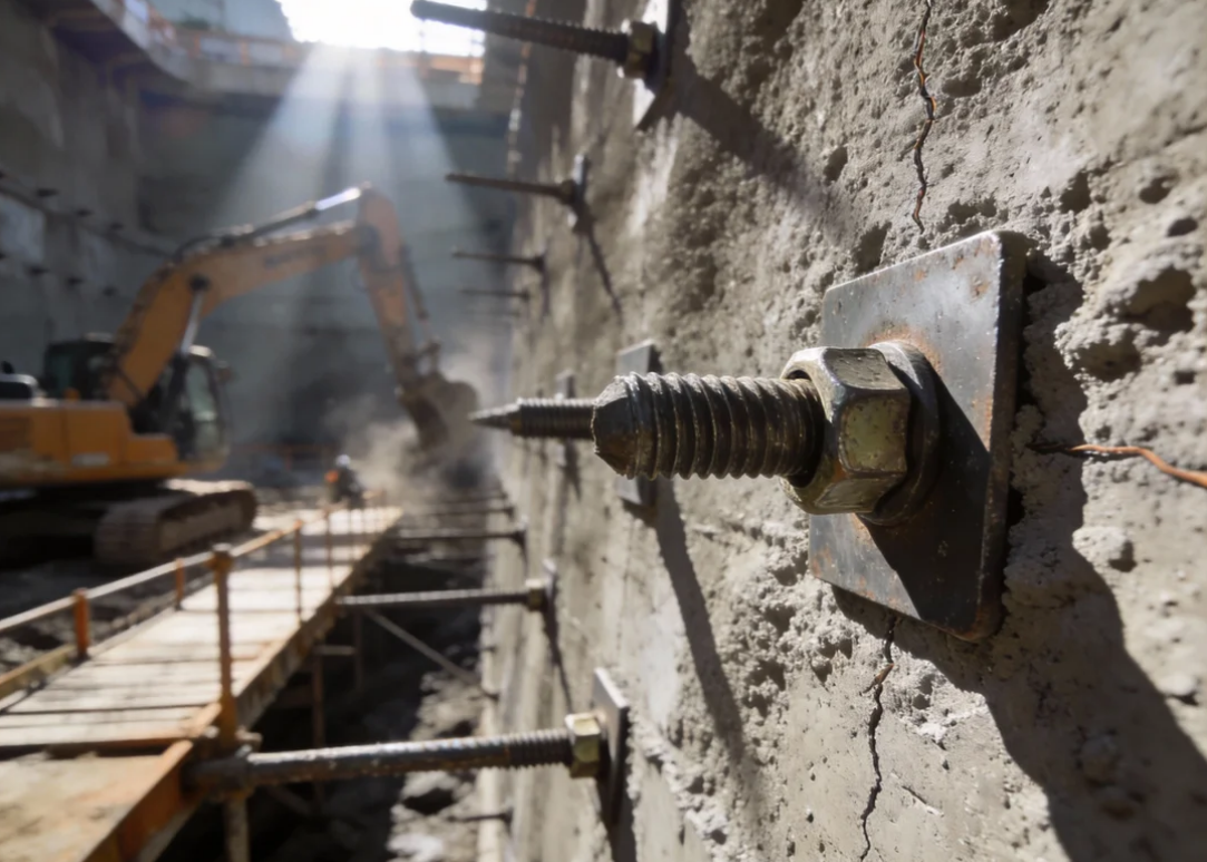 深基坑锚固支护-深圳华筑天下建筑工程有限公司
