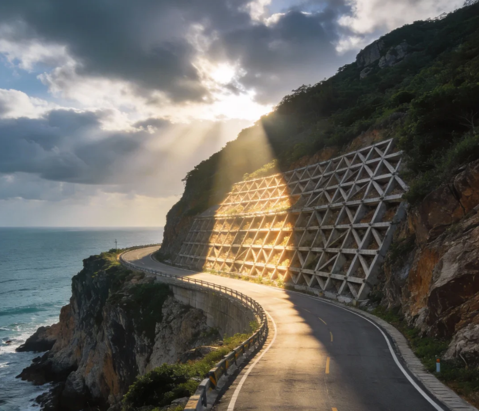 华筑天下建筑工程：杨梅坑鹿嘴大道鹿咀山庄台风灾害地质灾害治理工程案例